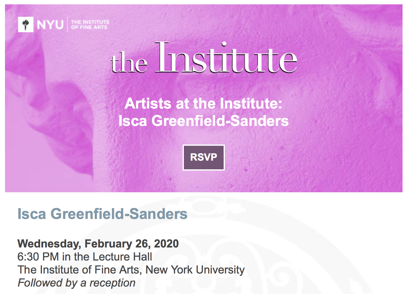 Isca Greenfield-Sanders